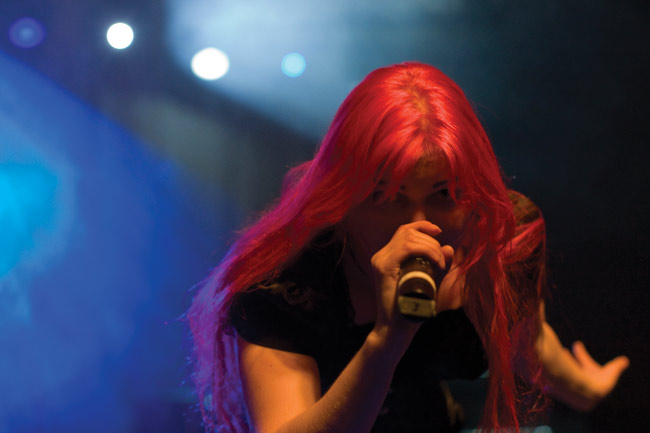 Tina Jukarainen 2008
Avainsanat: Crimson Sun Seukkarit Kotka Ruonalan urheiluhalli Tina Jukarainen