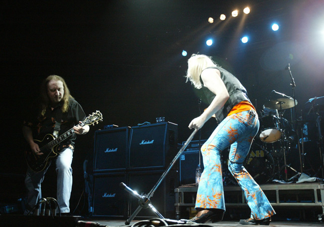 Box ja Shaw
Uriah Heep, Helsinki 2005.
Avainsanat: Uriah Heep Helsinki show Bernie Shaw Mick Box Lee Kerslake peppu Lady in black