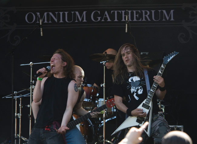 Oman nimen alla
Omnium Gatherum, Sauna open air, Tampere 2009.
Avainsanat: Omnium Gatherun Sauna open air metal festivall Tampere yleisö Jukka Pelkonen Markus Vanhala