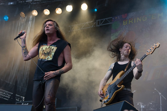Sebastian Bach & Larry
Avainsanat: Sebastian Bach Sauna Open Air metal festival Tampere Skid Row Angel Down Larry