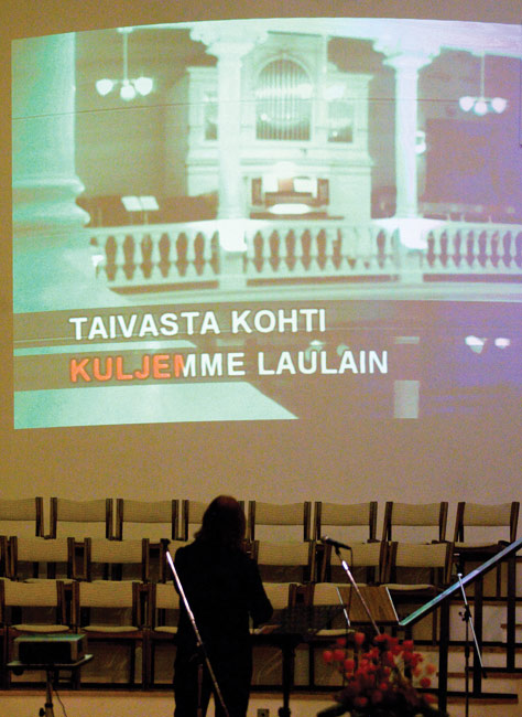 Taivasta kohti laulain
Virsikaraoke, Kotka 2008.
Avainsanat: Virsikaraoke hengellinen helluntaiseurakunta taivasta kohti kuljemme laulain teksti Taivasta kohti laulain
Virsikaraoke, Kotka 2008.
Avainsanat: Virsikaraoke hengellinen helluntaiseurakunta taivasta kohti kuljemme laulain teksti